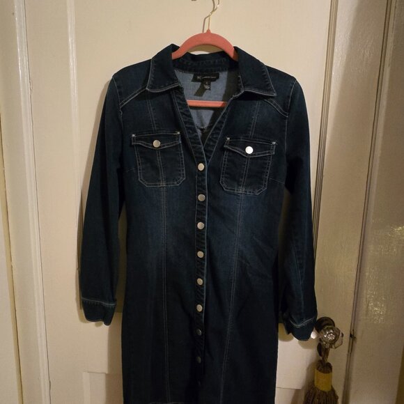 Women's INC Denim Dress size 6 - Picture 2 of 4